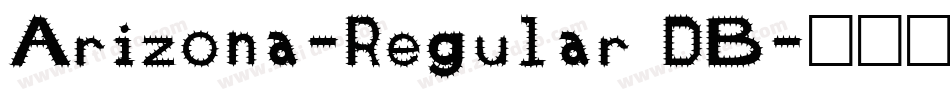 Arizona-Regular DB字体转换